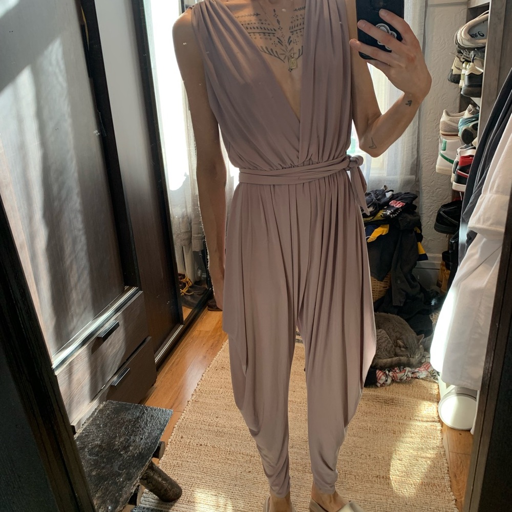 Elegant taupe Jumpsuit